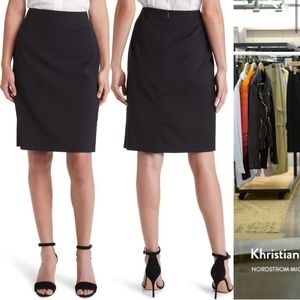 BOSS Vlileah virgin wool pencil skirt size 6